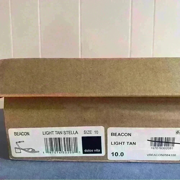 Dolce Vita Beacon Sandals Light Tan Stella Size 10 - Picture 9 of 10